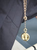 LOGAN ROUND LINK  - DOUBLE CLOSURE NECKLACE - GOLD FILLED