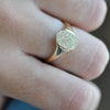 CADY DIAMOND OVAL SIGNET RING