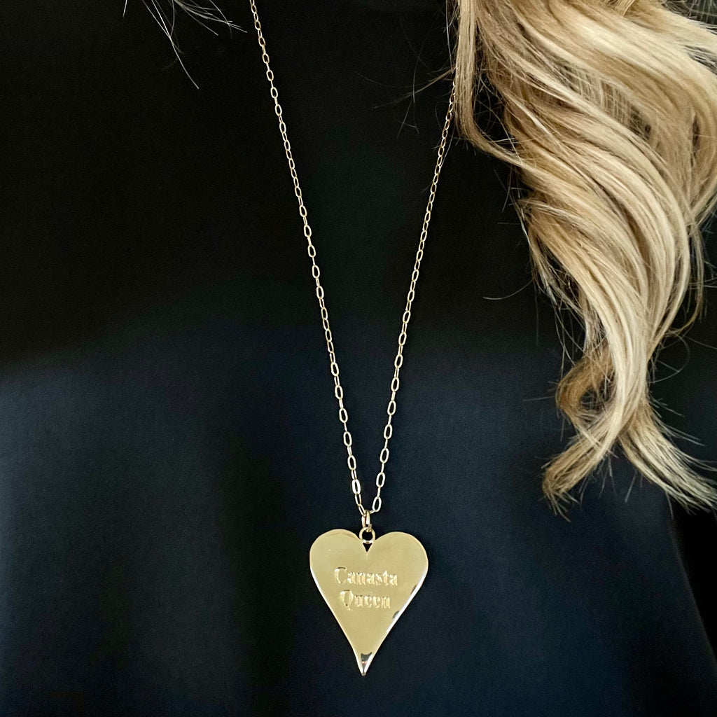 TALLIE CANASTA QUEEN HEART NECKLACE