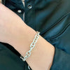 JAMIE  OVAL BAR  LINK CHAIN BRACELET