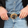 ANNA STONE BELT + BUCKLE