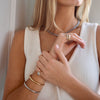 ZOE BAGUETTE STATEMENT NECKLACE