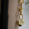 ALEXANDRA PUFFED HEART BAG CHARM