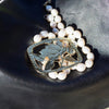 LAYLA ROSE PLATE  STATEMENT - PEARL NECKLACE