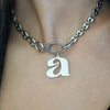 BOLD  A INITIAL NECKLACE