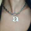 BOLD INITIAL/LETTERS  -  CHARM/PENDANT ONLY  1"