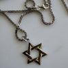 JOSEPH STAR OF DAVID STERLING CHARM NECKLACE