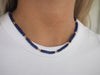 BLUE SKIES AHEAD - LAPIS LAZULI  BEADED NECKLACE