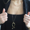 MIRA SNAKE LOOP NECKLACE