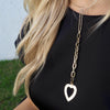 LANI FLUTED HEART - PENDANT ONLY