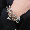 HAZE  SILVER CHAIN LINK BRACELET