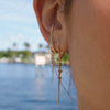 DALA LUCKY LANTERN BAR EARRINGS