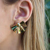 JOSIE FAN STATEMENT EARRINGS