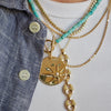 HAZEN  BURST DISC NECKLACE