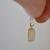 SARA TEENY  DOG TAG NECKLACE