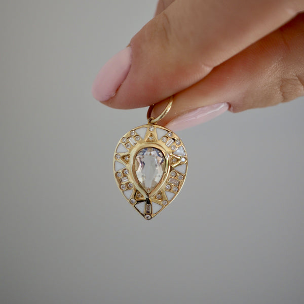 ELENA PEAR DROP  PENDANT