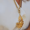 RYANN FLOWER DROP STATEMENT NECKLACE