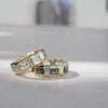 SARI BAGUETTE BLUE TOPAZ  BANDS