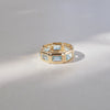 SARI BAGUETTE BLUE TOPAZ  BANDS