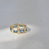 SARI BAGUETTE BLUE TOPAZ  BANDS