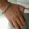 JAMIE  OVAL BAR  LINK CHAIN BRACELET