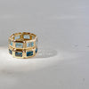 SARI BAGUETTE BLUE TOPAZ  BANDS