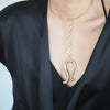 MIRA SNAKE LOOP NECKLACE