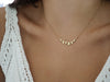 VICTORIA GEOMETRIC SHAPED GOLD CHAIN NECKLACE