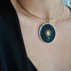 NELLIE BURST DISC NECKLACE