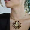 DREW ENAMEL BURST NECKLACE