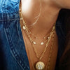 ASHER MINI TRIANGLE  DROP NECKLACE