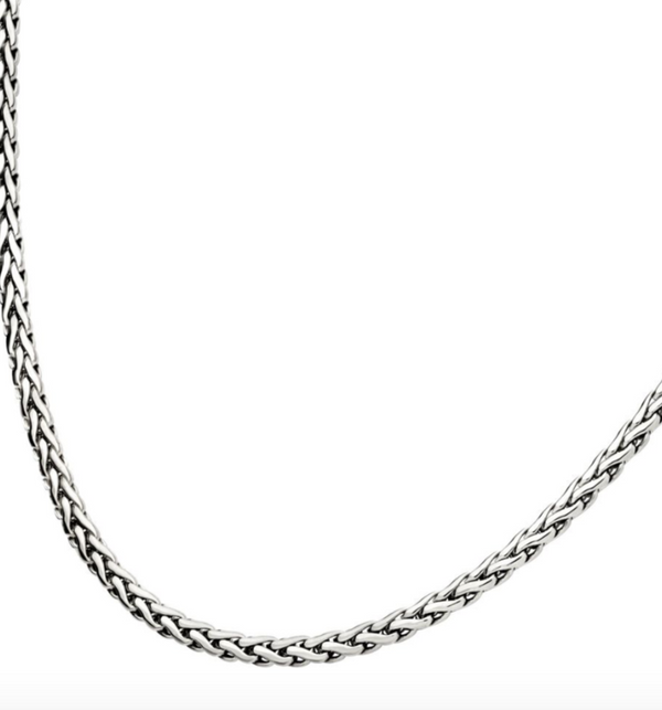 ASHER STEEL SPIGA CHAIN NECKLACE