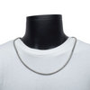 ASHER STEEL SPIGA CHAIN NECKLACE