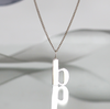 BOLD INITIAL NECKLACES - LOWERCASE OR UPPERCASE