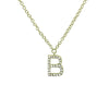 BOLD  LETTER  DIAMOND INITIAL NECKLACE