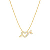 MARCI HEART + ARROW NECKLACE