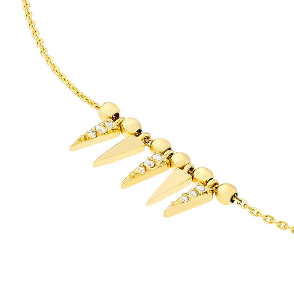 MIMI MINI  SPIKE NECKLACE