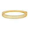 LENNY LINED  DIAMOND BANGLE BRACELET