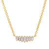 DORI BAGUETTE DIAMOND NECKLACE