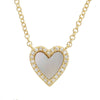 ARIANNA INLAY  HEART  NECKLACE