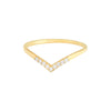 DALIA CHEVRON DIAMOND RING