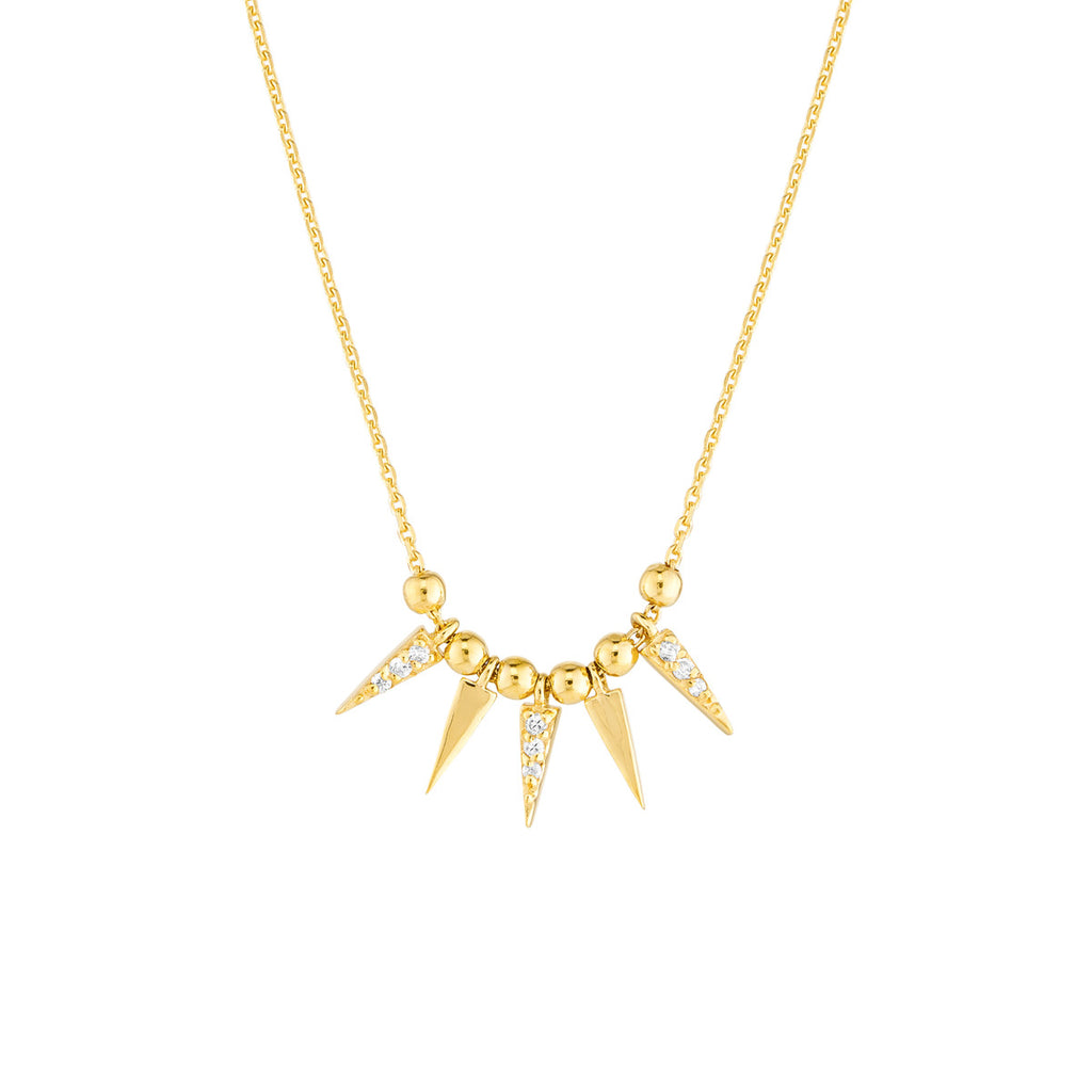 MIMI MINI  SPIKE NECKLACE