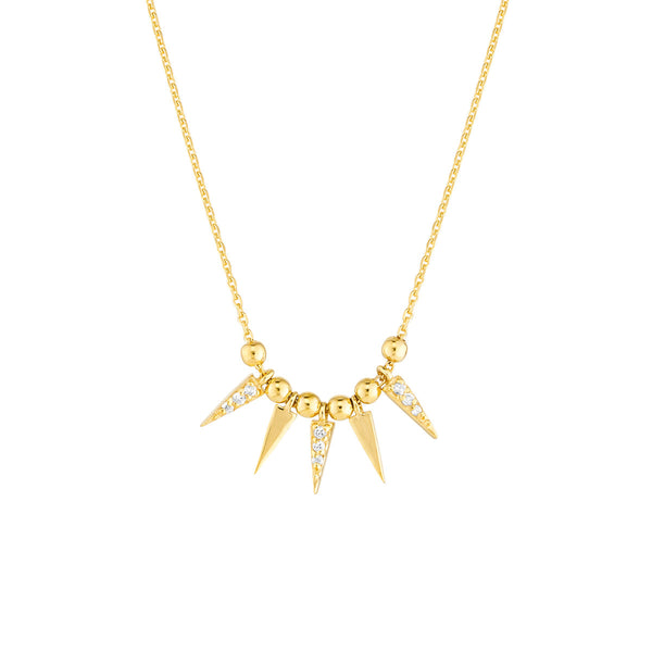 MIMI MINI  SPIKE NECKLACE