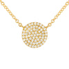 MEADOW DIAMOND DISC CHAIN NECKLACE