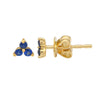 KALEIGH SAPPHIRE TRIO STUD EARRINGS