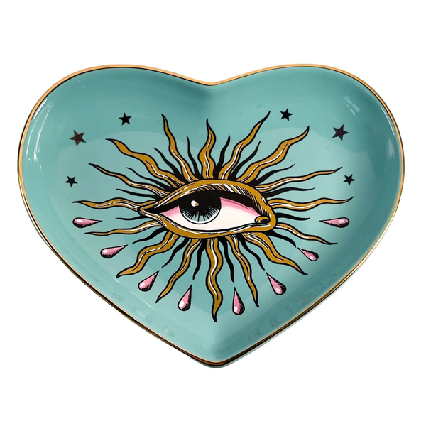 POP ART EYE HEART DISH