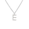 BOLD  LETTER  DIAMOND INITIAL NECKLACE