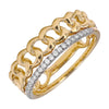 LAINIE DIAMOND + CHAIN  RING