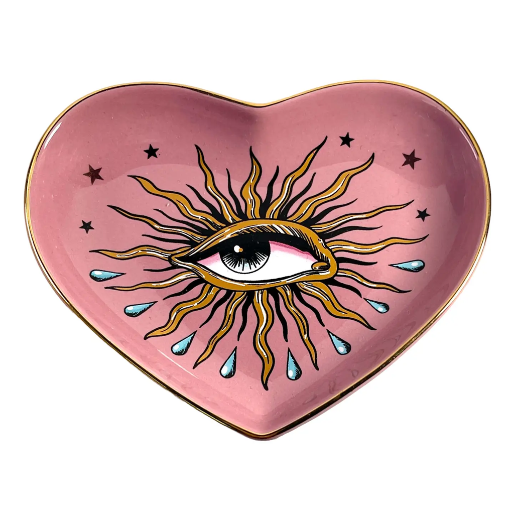 POP ART EYE HEART DISH