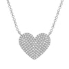 PACEY DIAMOND HEART NECKLACE